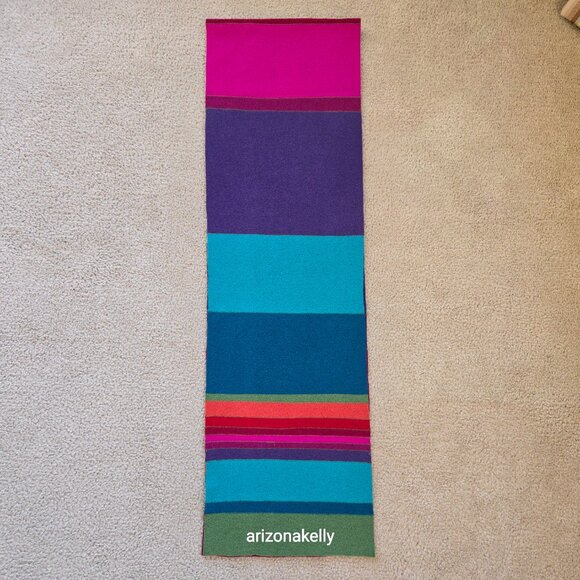 Textured Boiled Wool Colorful Scarf Hand-Crafted to Order From Belguim - Picture 9 of 14